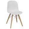 Chaise scandinave blanche