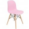 Chaise scandinave rose