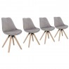 Lips SPWS Upholstered Chair Pack of 4