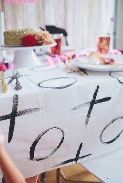 Tablecloth for your date